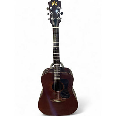 Vintage 1970s Guild D25 Mahogany Acoustic Guitar