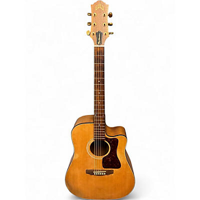 Vintage 1970s Guild DC-1E Natural Acoustic Electric Guitar