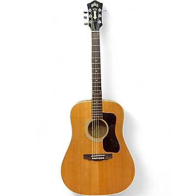 Vintage 1970s Guild G37-BL Natural Acoustic Guitar