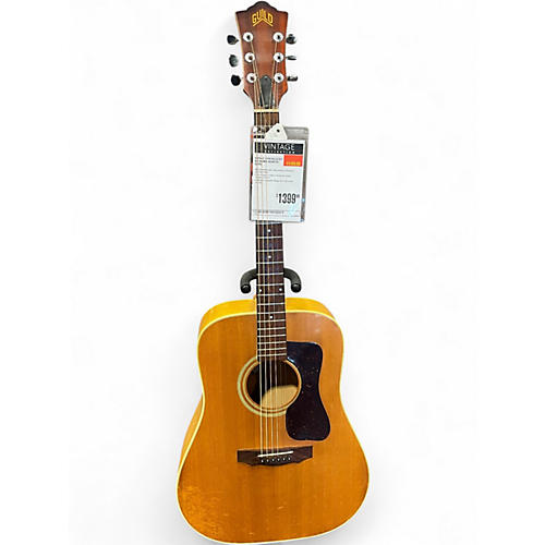 Vintage 1970s Guild G37 BLD Blonde Acoustic Guitar Blonde