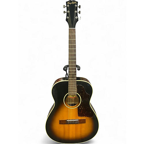 Vintage 1970s Hagstrom H-22 2 Color Sunburst Acoustic Guitar 2 Color Sunburst
