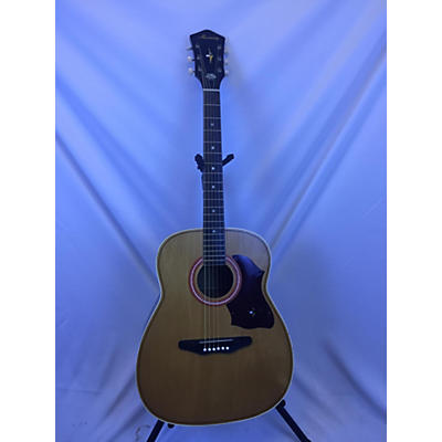 Harmony Vintage 1970s Harmony H159 Natural Acoustic Guitar