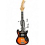Vintage 1970s Harmony H801 3 Color Sunburst Solid Body Electric Guitar 3 Color Sunburst