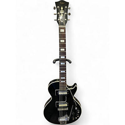 Vintage 1970s Hofner MODEL 4579 Black Solid Body Electric Guitar