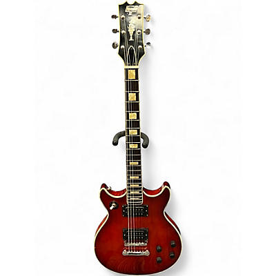 Vintage 1970s Hondo  HDDSCS-2AB Red Solid Body Electric Guitar