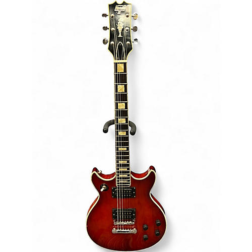 Vintage 1970s Hondo  HDDSCS-2AB Red Solid Body Electric Guitar Red