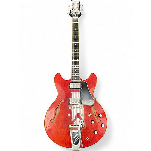 Vintage 1970s Ibanez As-100 Torino Red Hollow Body Electric Guitar Torino Red