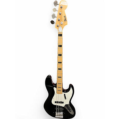 Vintage 1970s Ibanez Lawsuit Black Electric Bass Guitar Black