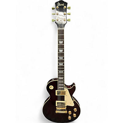 Vintage 1970s Ibanez standard dark red Solid Body Electric Guitar