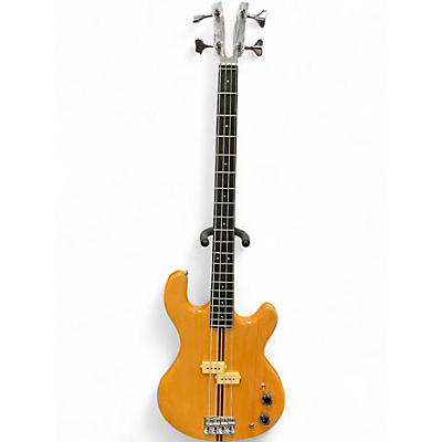 Vintage 1970s Kramer DMZ 4000 Natural Electric Bass Guitar