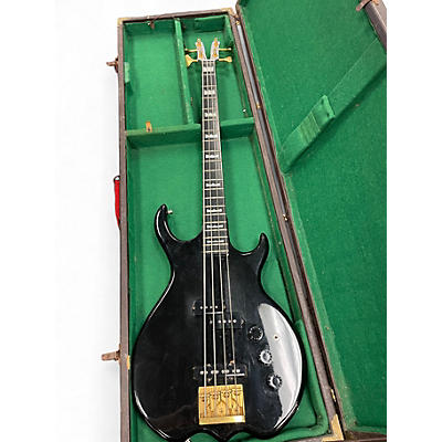 Vintage 1970s Kramer DMZ SERIES Black Electric Bass Guitar