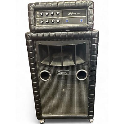 Vintage 1970s Kustom K150 1G+1H CAB Bass Combo Amp