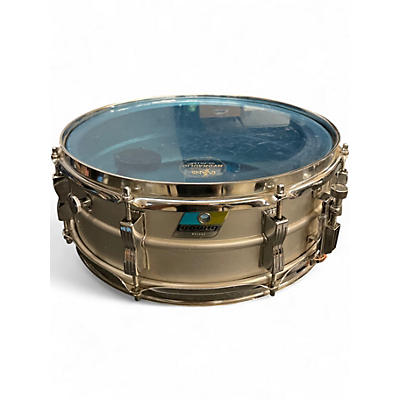 Vintage 1970s Ludwig 14in Acrolite Snare Silver Drum