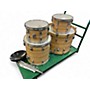 Vintage 1970s Ludwig 4 Piece Butcher Block Vintage Blonde Drum Kit Vintage Blonde