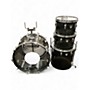 Vintage 1970s Ludwig 4 Piece Vistalite Combo Smoke Drum Kit Smoke