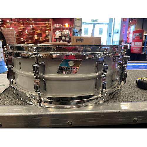 Ludwig Vintage 1970s Ludwig 4.5X14 Acrolite Snare Drum Silver Silver 5