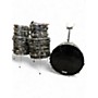 Vintage 1970s Ludwig 5 Piece 5 piece Black Marble Drum Kit Black Marble