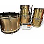 Vintage 1970s Ludwig 5 Piece Mach 5 Gold Drum Kit Gold