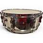 Vintage 1970s Ludwig 5.5X14 Festival Chrome Over Wood Drum Chrome Over Wood 10