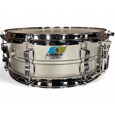 Vintage 1970s Ludwig 5X14 Acrolite Snare Aluminum Drum