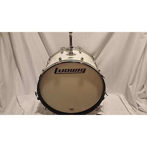 Ludwig Vintage 1970s Ludwig 8 piece POWER FACTORY White Drum Kit White