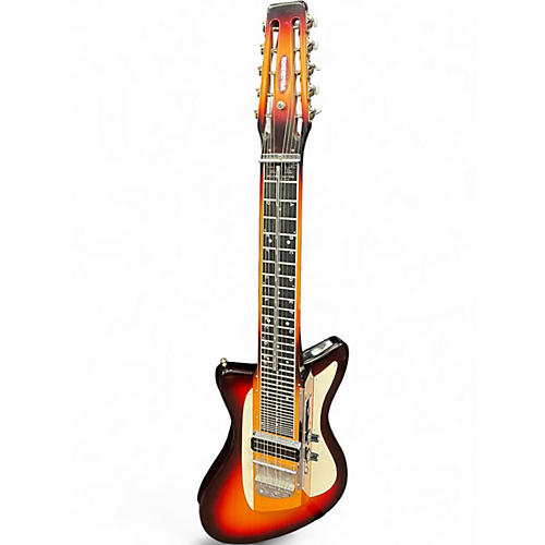 Vintage 1970s Melobar 10 3 Color Sunburst Solid Body Electric Guitar 3 Color Sunburst