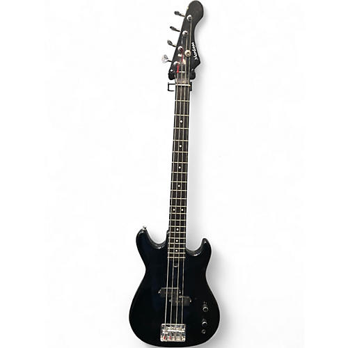 Vintage 1970s Montaya DOUBLECUT Black Electric Bass Guitar Black