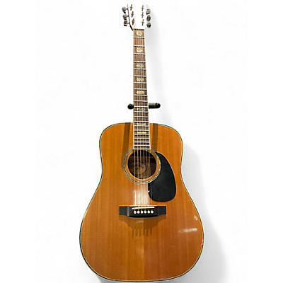 Vintage 1970s Mountain Cf W400WD Natural Acoustic Guitar