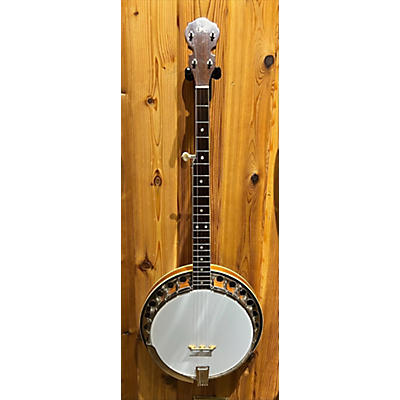 Vintage 1970s OME Double X Natural Banjo