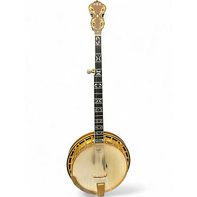 Vintage 1970s Ode 6500 Natural Banjo