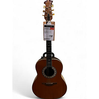 Vintage 1970s Ovation GLENN CAMPBELL Natural Acoustic Electric Guitar