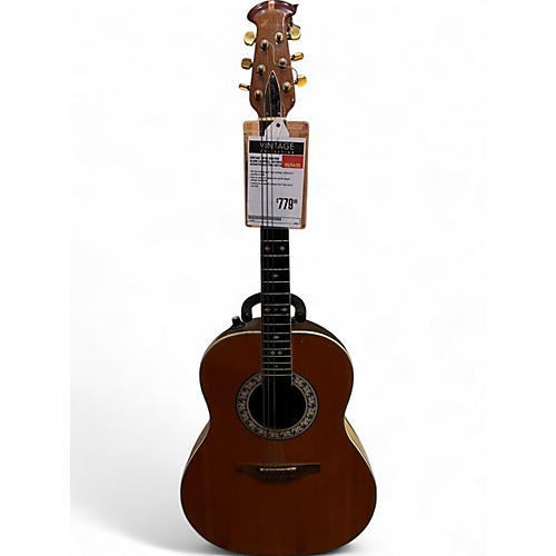 Vintage 1970s Ovation GLENN CAMPBELL Natural Acoustic Electric Guitar Natural