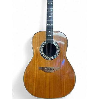 Vintage 1970s Ovation Glen Campbell Natural Acoustic Guitar