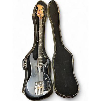 Vintage 1970s Ovation Magnum 1 Black Electric Bass Guitar