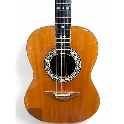 Vintage 1970s Ovation Model 1627 Vintage Natural Acoustic Electric Guitar