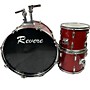 Vintage Revere Vintage 1970s Revere 3 piece Basic Red Drum Kit Red