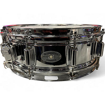 Vintage 1970s Rogers 14in Superten Chrome Drum