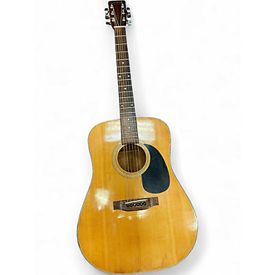 Vintage 1970s Sigmaguitars DM-3 Vintage Natural Acoustic Guitar