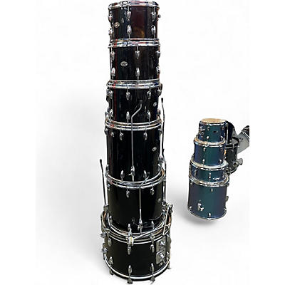 Vintage 1970s Singerland 6 Piece 60N Black Drum Kit