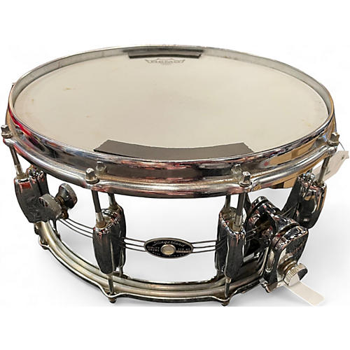 Vintage 1970s Slingerland 14X6.5 Buddy Rich Snare Chrome Drum Chrome 213