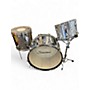 Vintage 1970s Slingerland 3 Piece COW KIT Chrome Drum Kit Chrome