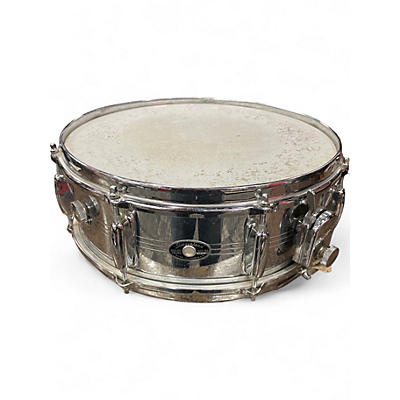 Vintage 1970s Slingerland 5.5X14 Gene Krupa Sound King Chrome Drum