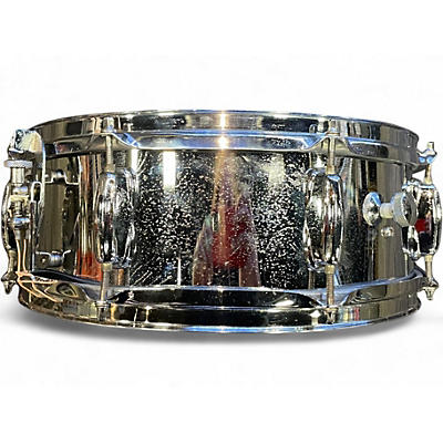 Vintage 1970s Slingerland 5.5X14 sound king snare steel Drum