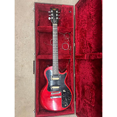 Vintage 1970s Sonex By Gibson Sonex-180 Deluxe Candy Apple Red Solid Body Electric Guitar