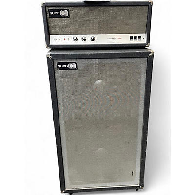 Vintage 1970s Sunn 200s Head and Cab Tube Bass Combo Amp