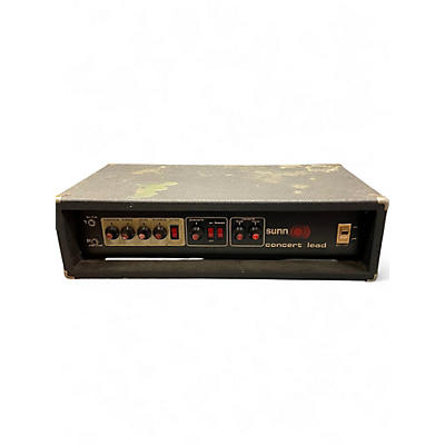Vintage 1970s Sunn Concert Lead Solid State Guitar Amp Head