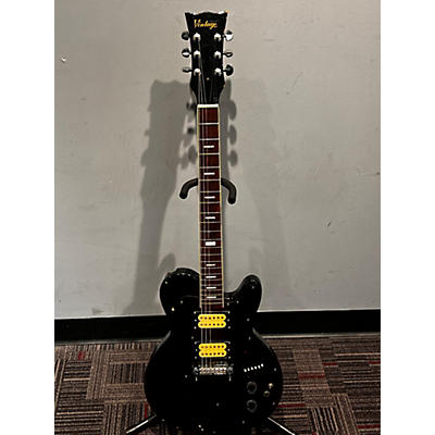 Tom Barth Vintage 1970s Tom Barth Barth Vader Black Solid Body Electric Guitar