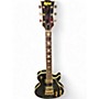 Vintage 1970s Univox LES PAUL LAWSUIT ERA Black and Gold Solid Body Electric Guitar Black and Gold