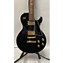 Vintage Univox Vintage 1970s Univox Single Cut Electric Guitar Black Solid Body Electric Guitar Black