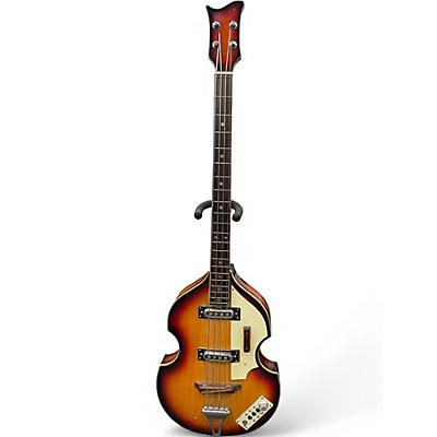 Vintage 1970s Univox lectra tobaccoburst Electric Bass Guitar